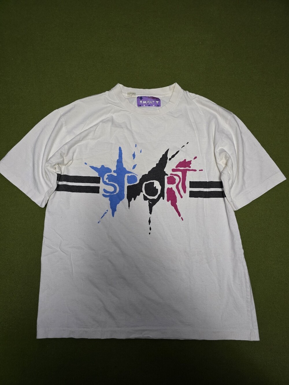 Vintage 1990s Sport Impact white t-shirt